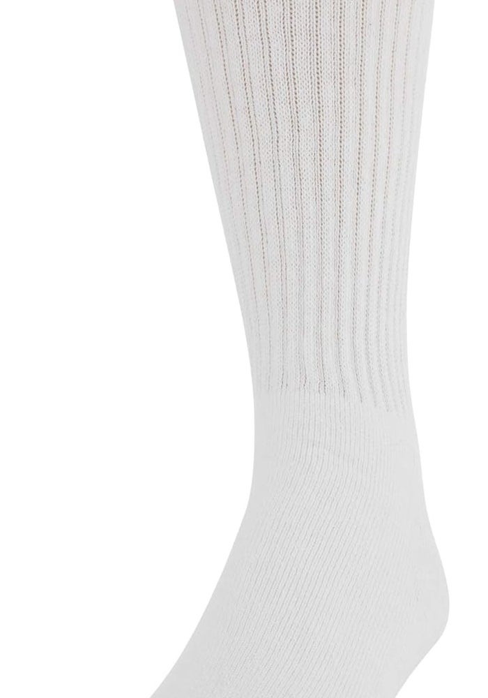 GOLDTOE Gold Toe Men's 656s Cotton Crew Athletic Socks - 6 Pairs, White - Image 2